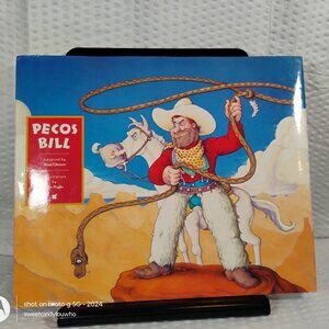 Pecos Bill retold by Brian Gleeson hardcover children's book with dustcover 1988
